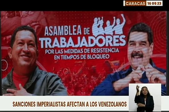 Trabajadores de la UNES realizan asamblea que muestra las acciones contra el bloqueo imperialista