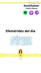 EFEMÉRIDES | MIÉRCOLES 17 DE MAYO 2023