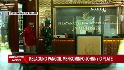 Kejagung Periksa Menkominfo Johnny G Plate Terkait Dugaan Korupsi Menara BTS 4G