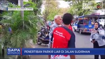 Satlantas Polresta Manado Lakukan Penertiban Kendaraan yang parkir Sembarangan