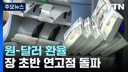 원-달러 환율, 장 초반 연고점 돌파...1,340원 선 등락 / YTN