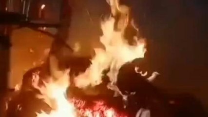 मुंगेर: अग्निकांड में 5 घर सहित बकड़ी भी जले, लाखों का हुआ नुकसान