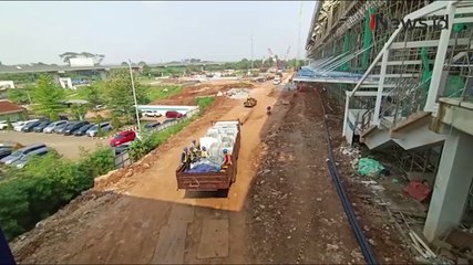 Diresmikan Agustus 2023 oleh Presiden Jokowi, Pembangunan Stasiun Kereta Cepat Halim Dikebut