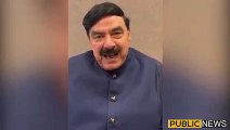 Sheikh Rasheed Ka Namaloom Muqam Se Hangami Video Pigam | Public News | Breaking News | Pakistan Breaking News