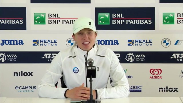 WTA - Rome 2023 - Iga Swiatek : Iga Swiatek has an appointment with Elena Rybakina in the quarter-finals: This time, I have no expectations
