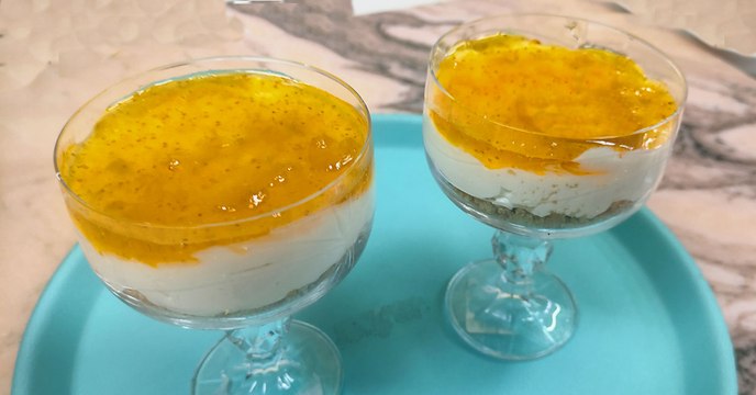 طريقة عمل كاسات تشيز كيك