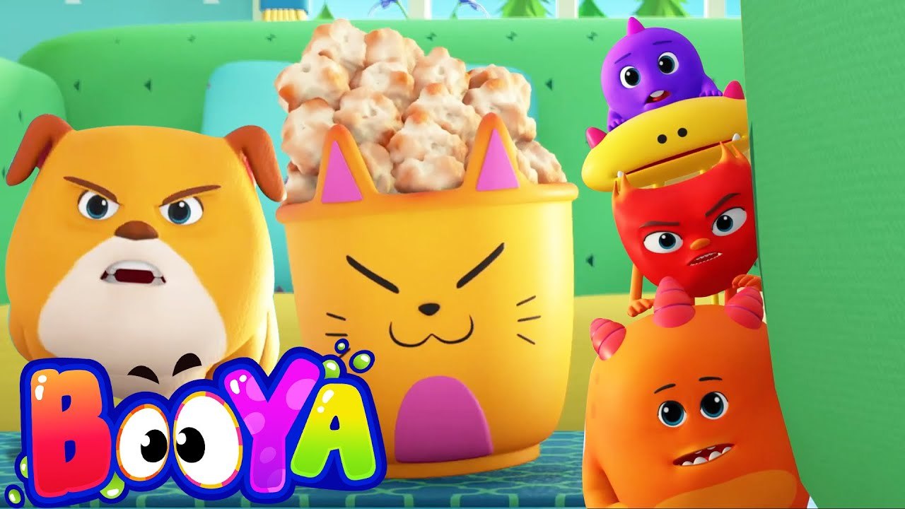 Pop Goes The Popcorn, Cartoon Video For Children