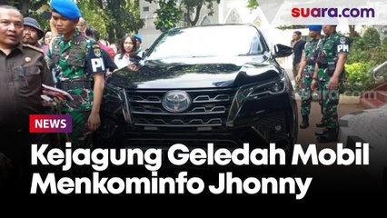 Dibawa saat Diperiksa Terkait Kasus Korupsi BTS, Kejagung Geledah Mobil Menkominfo Jhonny G Plate 