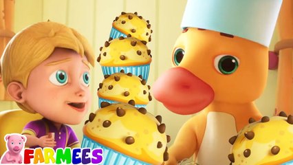 Muffin Man, Sing Along Cartoon Video For Children