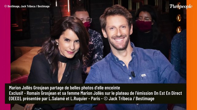 Marion Jollès Grosjean enceinte : Romain Grosjean aux petits soins, photos attendrissantes du couple