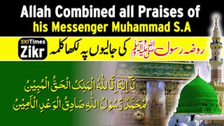 Laa Ilaaha Illallah Al Malikul Haqqul Mubeen | روضہ رسول ﷺ کی جالیوں پہ لکھا کلمہ | ملک الحق المبین