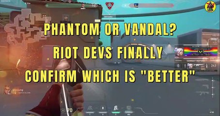 PHANTOM OR VANDAL | RIOT DEVS FINALLY CONFIRM WHICH IS "BETTER" | Valorant |  @AvengerGaming71