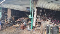 Cháy ki-ốt chợ Dương Đông ở Phú Quốc giữa đêm khuya, ước tính thiệt hại vài trăm triệu đồng