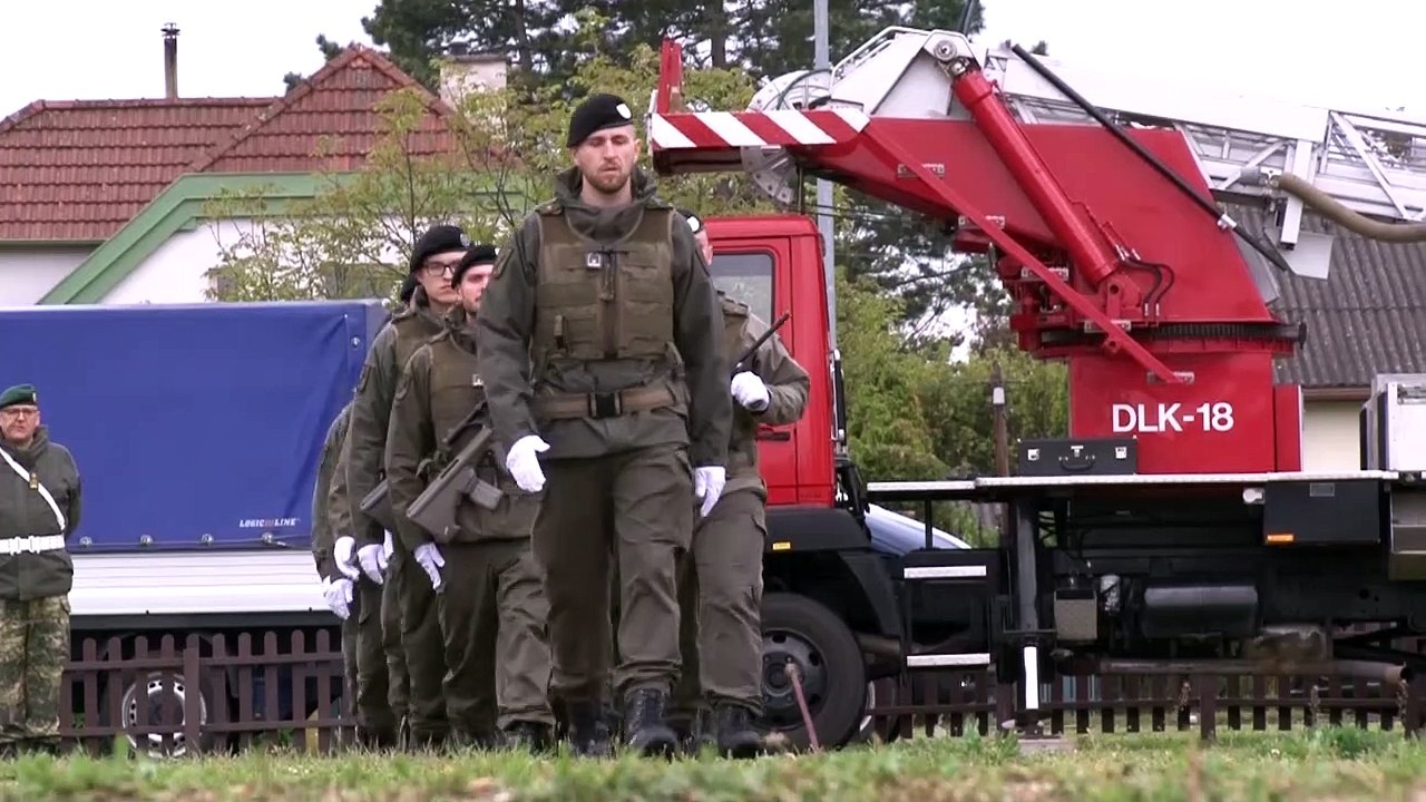 Strasshof  Angelobung Aufklärungs- und Artilleriebataillon 3