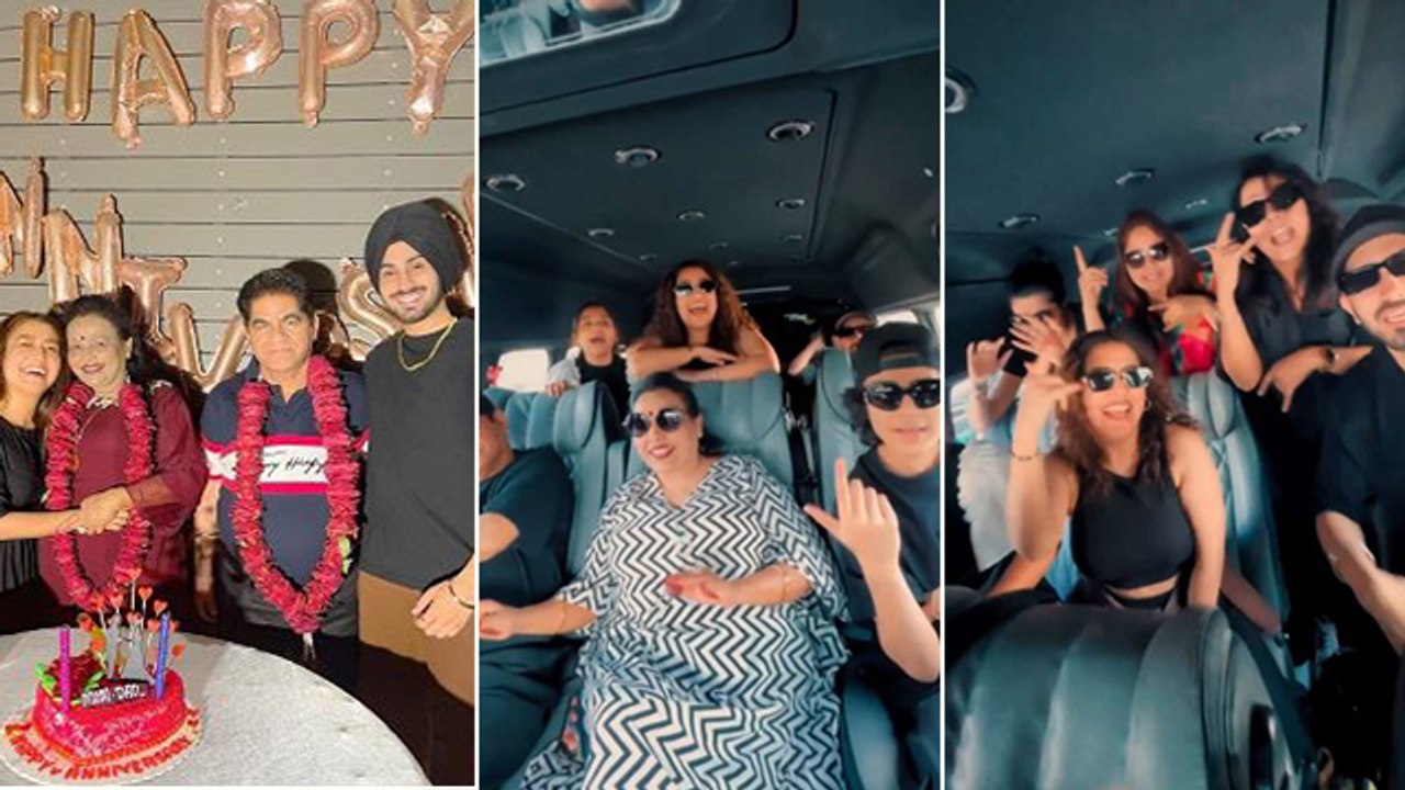Neha Kakkar Parents Wedding Anniversary पर Frie...