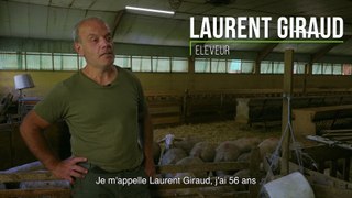 Laurent Giraud filmé au GAEC dans le cadre du projet Pastoralp