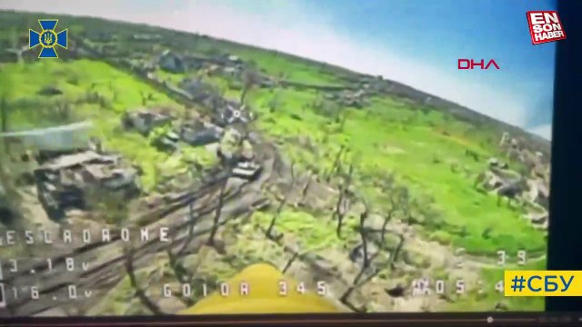 Ukrayna'ya ait intihar İHA'ları, Rus askeri araçlarını vurdu