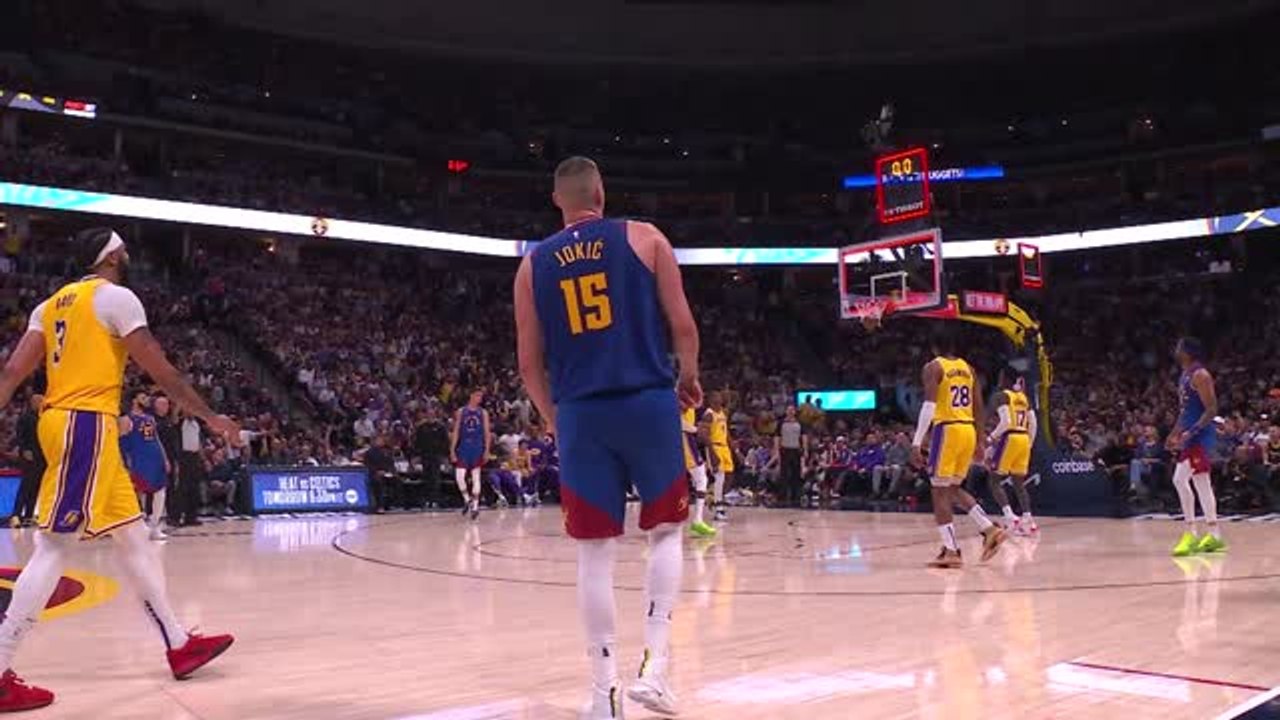 Jokic's buzzer beater has Davis smiling in disbelief