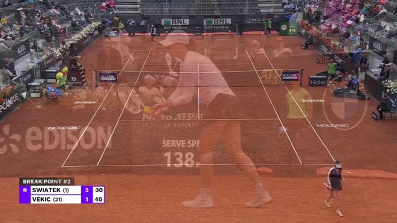 Highlights: Swiatek problemlos ins Viertelfinale