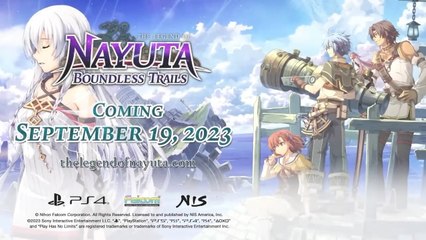 The Legend of Nayuta Boundless Trails Story Trailer PS4 Games