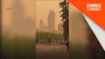 Langit Calgary bertukar jingga akibat kebakaran hutan
