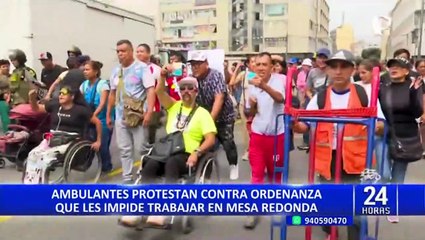 Download Video: Mesa Redonda: ambulantes desconocen donde serán reubicados tras declaración de zona rígida