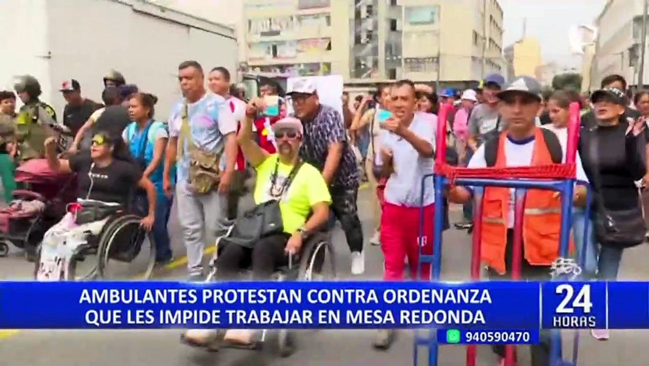 Mesa Redonda: ambulantes desconocen donde serán reubicados tras declaración de zona rígida
