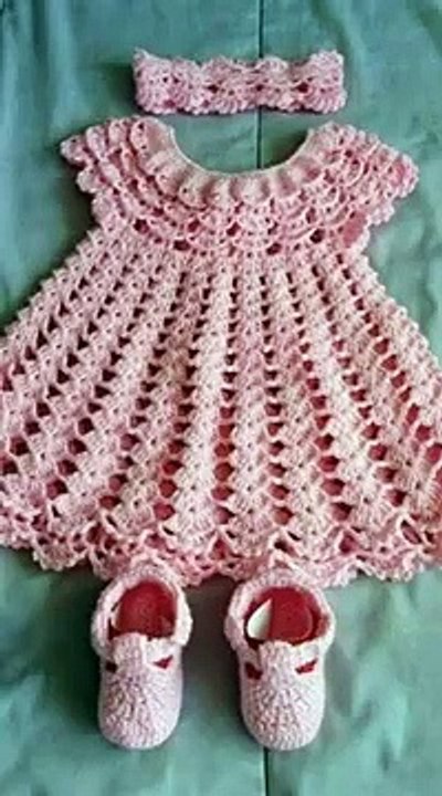 Baby Girl woolen frock design