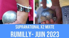 Rumilly - Juin 2023 : Supranational doublette mixte à pétanque