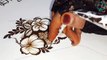 Mehndi class 12 | Realistic Hibiscus Flower Mehndi | Mehndi | Mehndi tutorial | Mehndi kaise lagae