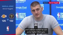 Jokic laughs off LeBron comparisons after Serbian dominates Game 1