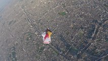 Wingsuits over Tokyo - Fugen takes flight over Japanese capital