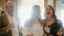 Bride Surprises Mom By Repurposing Her Old Wedding Dress | Happily TV