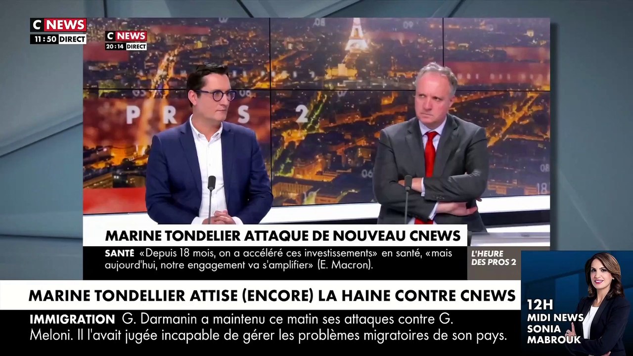 Le coup de gueule de Jean-Marc Morandini contre Marine Tondelier (EELV) qui accuse les journalistes de CNews d’être « racistes » : « Avec ces propos, elle met nos équipes en danger sur le terrain ! Elle est responsable de ce qui pourrait se passer »