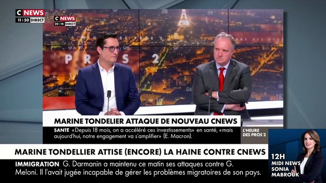 Le coup de gueule de Jean-Marc Morandini contre Marine Tondelier (EELV) qui accuse les journalistes de CNews d’être « racistes » : « Avec ces propos, elle met nos équipes en danger sur le terrain ! Elle est responsable de ce qui pourrait se passer »