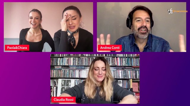 Paola e Chiara raccontano Per sempre in diretta con Claudia Rossi e Andrea Conti