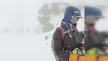 Ağrı Dağı'na tırmanan dağcılar eksi 35 derecede zirve yaptı