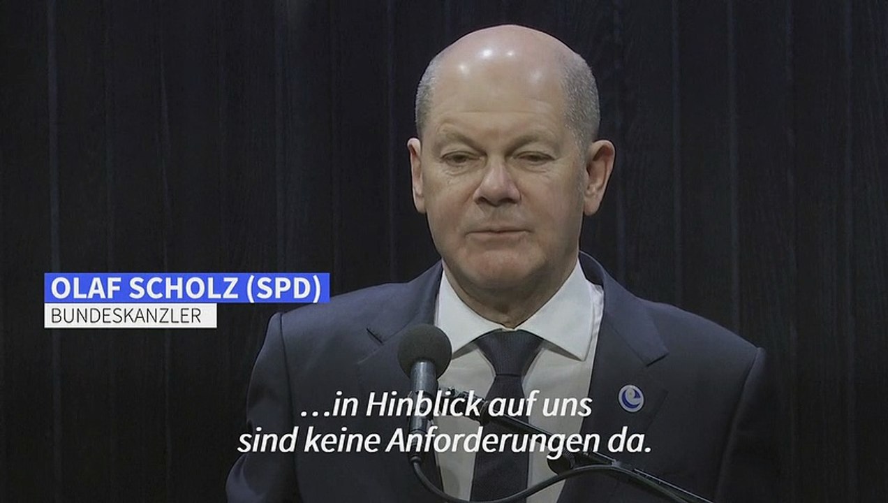 Scholz sieht Deutschland bei Kampfjets nicht unter Zugzwang