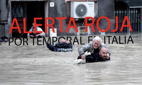 Graves inundaciones en Italia