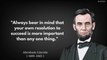 30 Inspirational Abraham Lincoln Quotes to Motivate and Encourage You