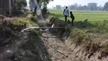 आज़मगढ़: सिंचाई विभाग की घोर लापरवाही आई सामने, देखें वीडियो
