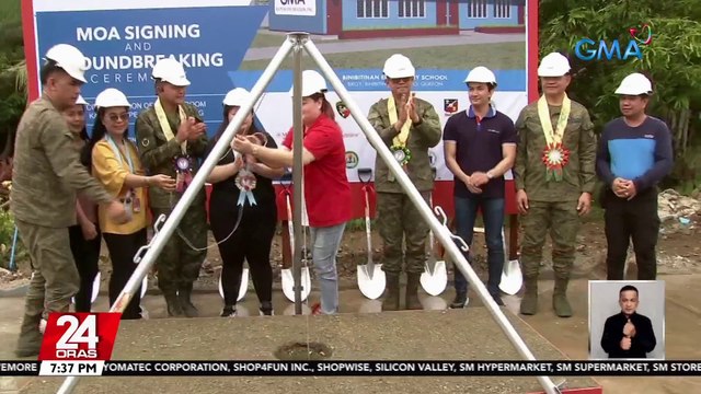 Kapuso school building, ipapatayo ng GMA Kapuso Foundation sa Pollilo Island | 24 Oras
