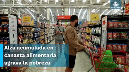 Canasta alimentaria se dispara 40% durante el sexenio