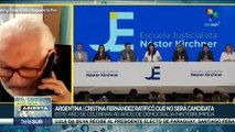 Lucero: El anuncio de CFK de no presentarse a la candidatura desconcertó a los peronistas