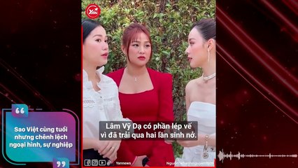 Sao Việt cùng tuổi nhưng chênh lệch ngoại hình, sự nghiệp