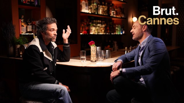 Romain Duris discute avec Augustin Trapenard