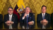 Aplica presidente de Ecuador 'muerte cruzada' y disuelve a la Asamblea Nacional