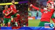 مراکش اور پرتگال کے میچ کا سب سے خوبصورت لمحہ----عالمی کپ میں رونالڈ و کے کیریئر کا سورج بھی ڈوب گیا