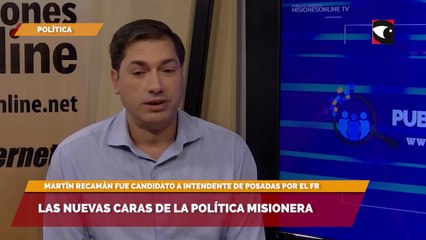 Las nuevas caras de la política misionera: Martín Recamán valoró positivamente su primera incursión política e insistió en que Posadas tenga un Plan Estratégico para el 2050