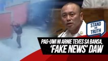 Congressman Arnie Teves Jr. sinabing fake news ang pahayag ni Justice Secretary Remulla | Stand for Truth